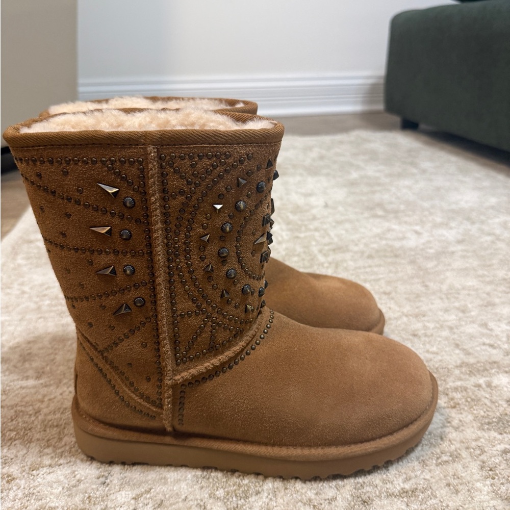 UGG Brown Studded Boot - Picture 4 of 5